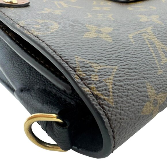 Louis Vuitton  Vaugirard Monogram Canvas Shoulder Bag Black - Picture 6 of 16